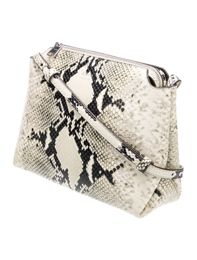 Khaite Crossbody handbags in Silver Leather from The RealReal, photo 3 of 6