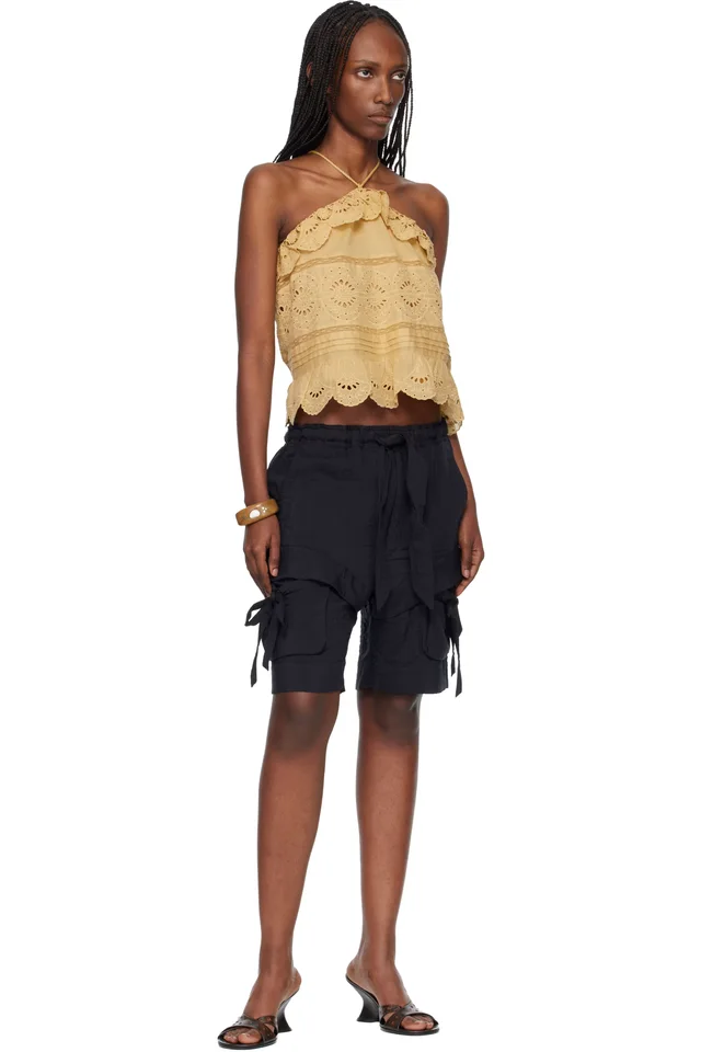 Isabel Marant Etoile Tan Prisha Top, photo 4 of 4 from SSENSE
