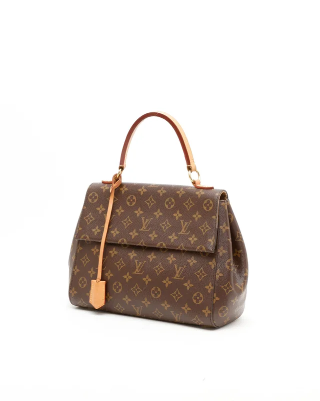 Louis Vuitton Monogram Cluny MM Bag in Denim from A Retro Tale, photo 2 of 10
