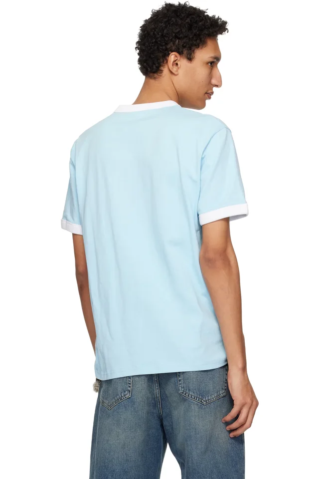 Carhartt Work In Progress Blue S/S Lp Ringer T-shirt, photo 3 of 4 from SSENSE