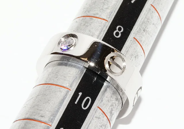 Cartier Love Ring Pt950 Diamond Ring Size 49 from LuxUness, photo 2 of 2