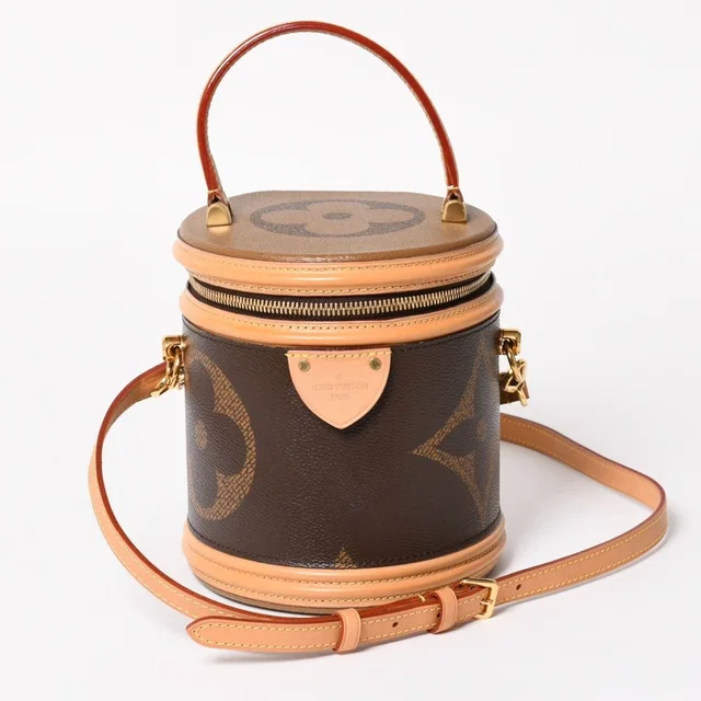 Louis Vuitton Cannes Vanity Monogram Giant Brown Reverse Shoulder Bag in Brown Leather from The Reluxe