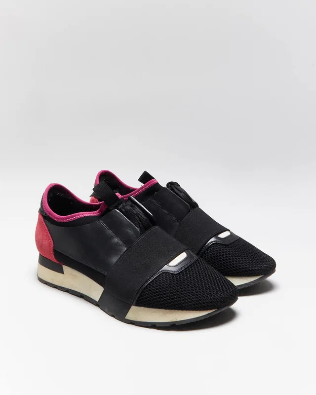 Balenciaga Race Runner Trainers - UK4 from Rokit Vintage