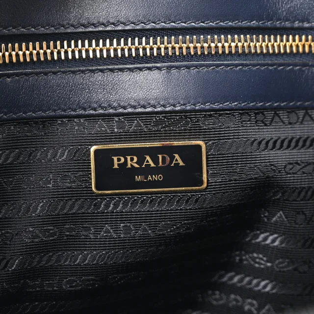 Prada Saffiano Soft Calfskin Tote Baltico in Saffiano leather from FASHIONPHILE, photo 6 of 10
