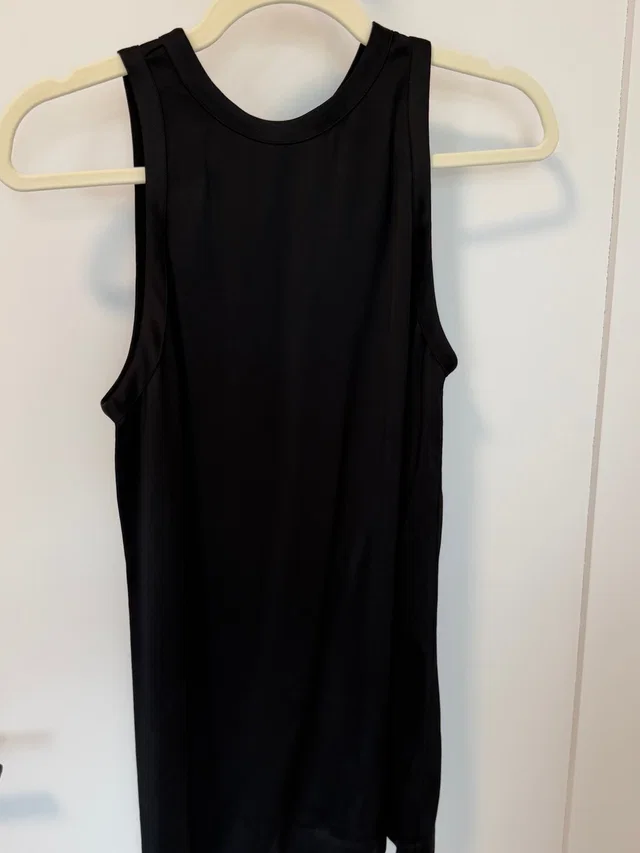 TOTEME Satin Women's Black Sleeveless Tank Top in black Satin from Poshmark