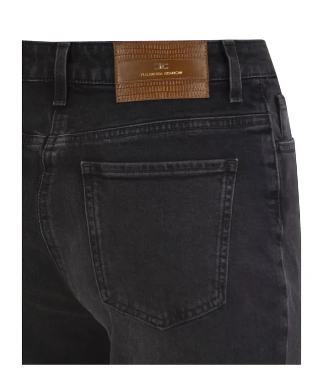 Elisabetta Franchi Tapered-Leg Slim Fit Jeans, photo 4 of 4 from SENSER