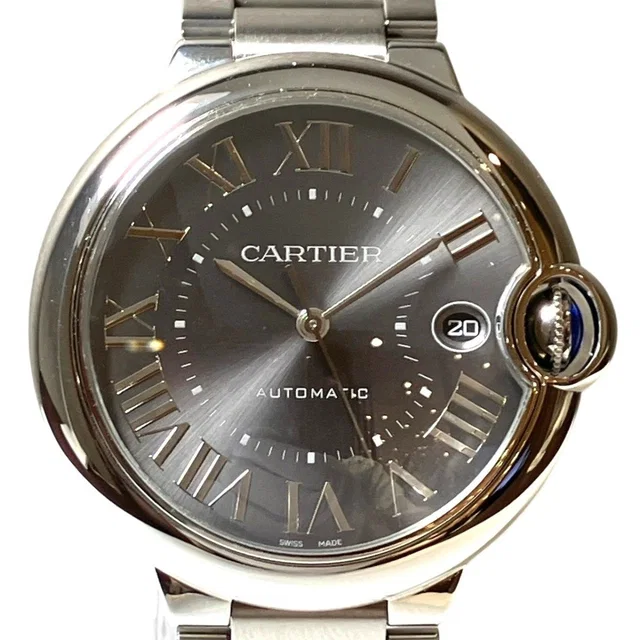Cartier Ballon Bleu Stainless Steel Watch in Blue from LuxUness