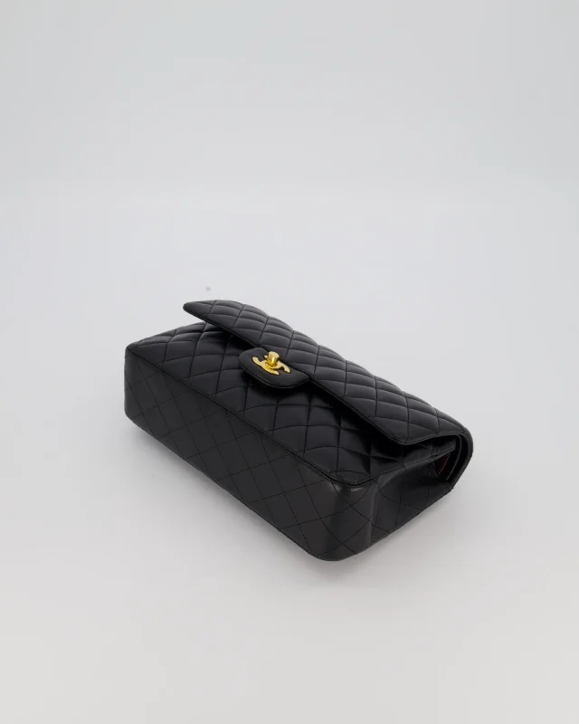 Chanel Medium Classic Double Flap Bag in Black Lambskin from Sellier, photo 19 of 19