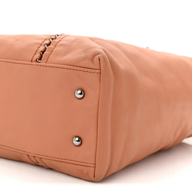 Chanel Smooth Calfskin Luxe Ligne Tote Dark Beige in Beige Calfskin from FASHIONPHILE, photo 10 of 11