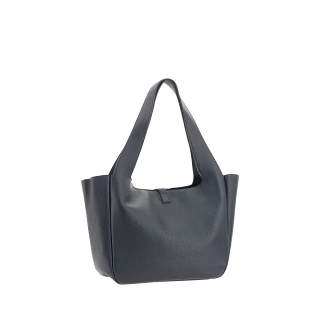 Saint Laurent Black Calf Leather Bos Taurus Shoulder Bag in Black Calfskin from HEWI, photo 3 of 4