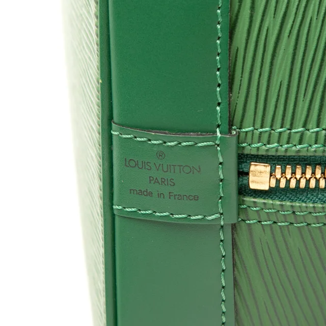 Green Louis Vuitton Epi Alma PM Handbag in Green Leather from Designer Revival, photo 2 of 2