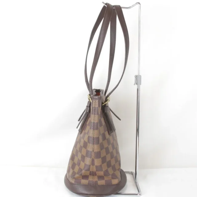 Louis Vuitton Marais Damier Shoulder Bag in Brown Canvas from LuxUness, photo 3 of 9