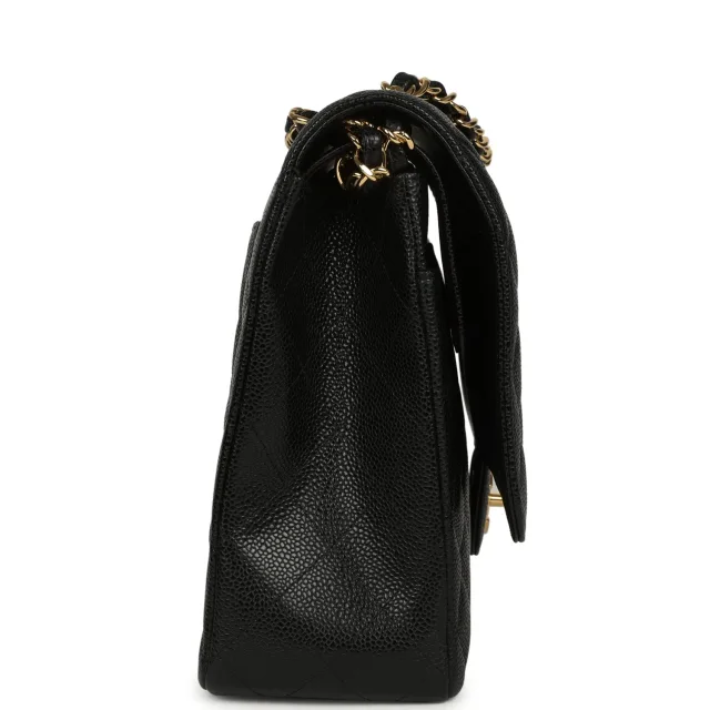 Chanel Maxi Classic Double Flap Bag Black Caviar Gold Hardware in Black Payment 1 from Madison Avenue Couture, photo 1 of 1
