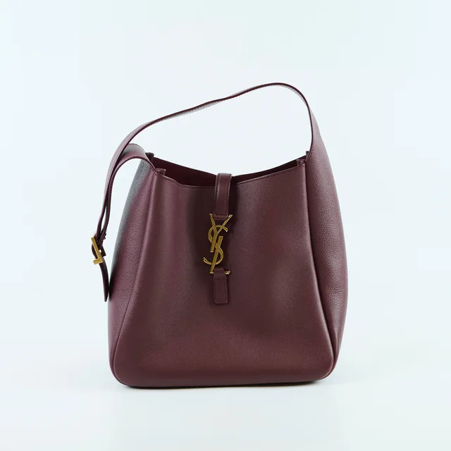 Saint Laurent Le 5 A7 Shoulder Bag Burgundy in Burgundy from The Purse Affair