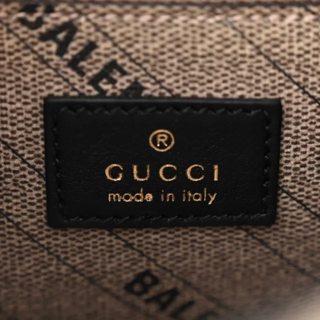 Balenciaga X GUCCI GG Supreme Monogram Small Hourglass Top Handle Bag Beige Ebony in Beige Coated canvas from FASHIONPHILE, photo 6 of 10