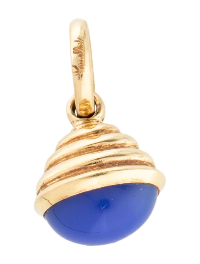 Pomellato 18K Dyed Chalcedony Pendant, 1" in multicolor from The RealReal