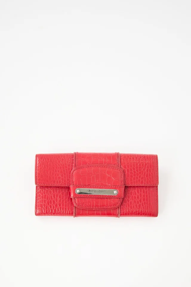Givenchy Embossed Leather Wallet in Leather from VSP Consignment