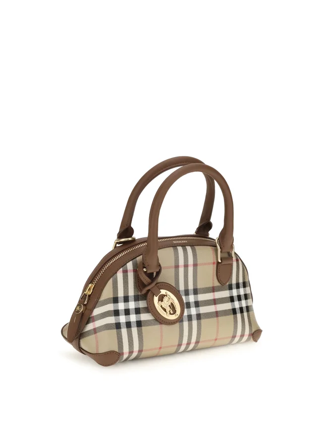 Burberry Top Handle Bag — Beige Canvas in Beige Canvas from HEWI, photo 2 of 2