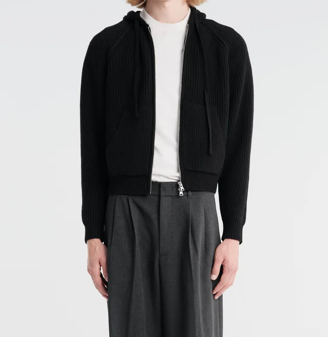 Dunst Zip-Up Hooded Cardigan, photo 4 of 7 from SENSER