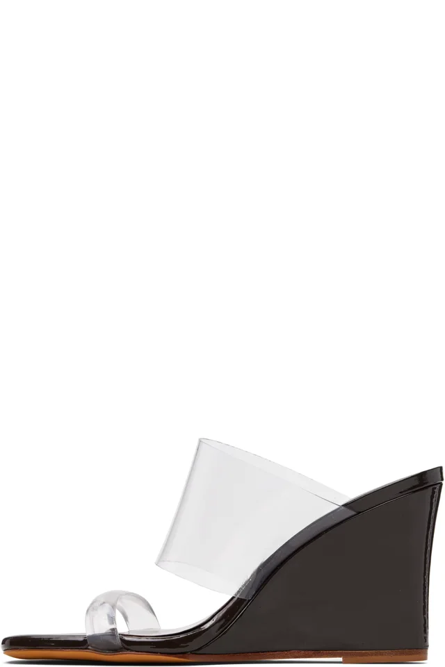 Maryam Nassir Zadeh Brown Olympia Wedge Heeled Sandals, photo 3 of 5 from SSENSE