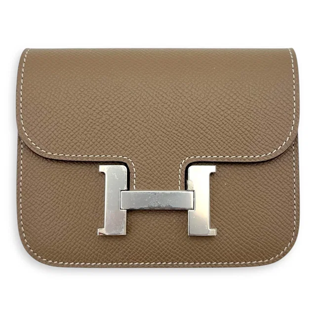 Hermès Constance Slim Compact Brown in Brown Epsom leather from Luxury Promise