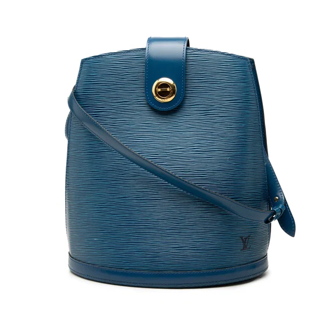 Blue Louis Vuitton Epi Cluny Shoulder Bag in Blue Leather from Designer Revival