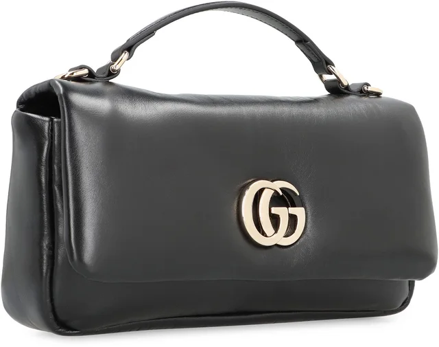 Gucci Gg Shoulder Bag — Black Lamb Leather in Black Lambskin from HEWI, photo 2 of 2