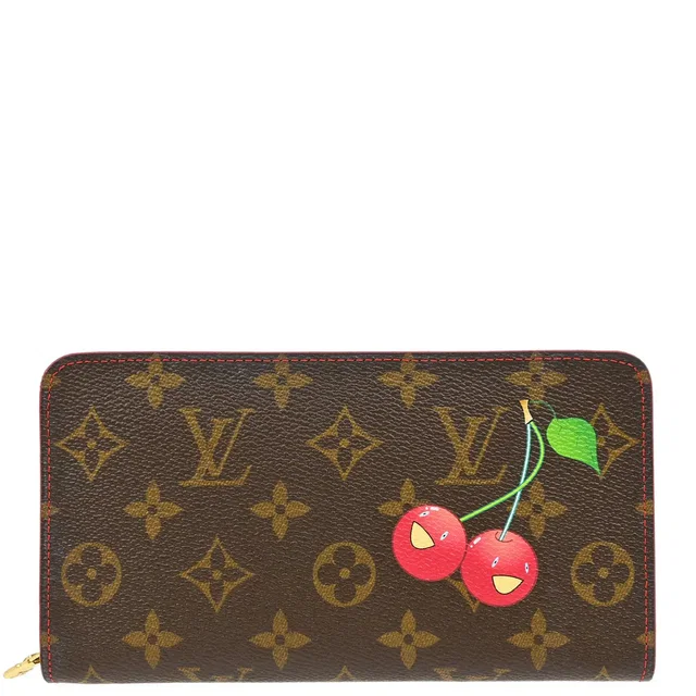 Louis Vuitton 2005 Monogram Cherry Porte Monnaie Zip Wallet M95006 in Canvas from AMORE Vintage Tokyo