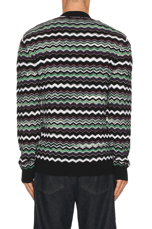 Missoni Buttoned Cardigan in Blue & Green Tones, photo 2 of 5 from REVOLVE (Canada)
