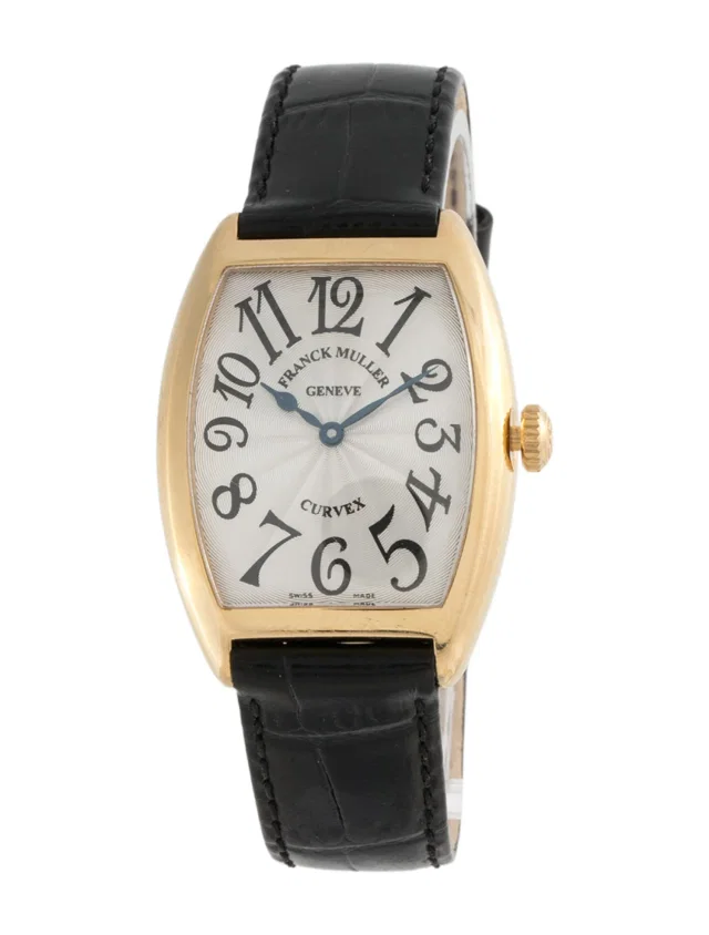 Franck Muller Cintrée Curvex Watch in multicolor Leather from The RealReal