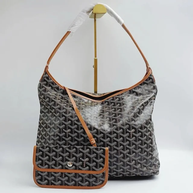 Goyard Bohème Hobo Monogram Shoulder Bag One Size in Brown in brown|red Canvas from Grailed