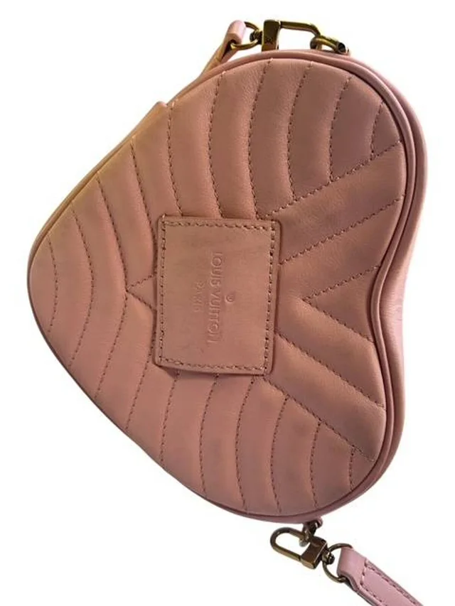 Louis Vuitton New Wave Heart NZ 4138 Calfskin leather Rose Pink Cross-body in Pink Leather from Oxfam Online Shop, photo 3 of 8