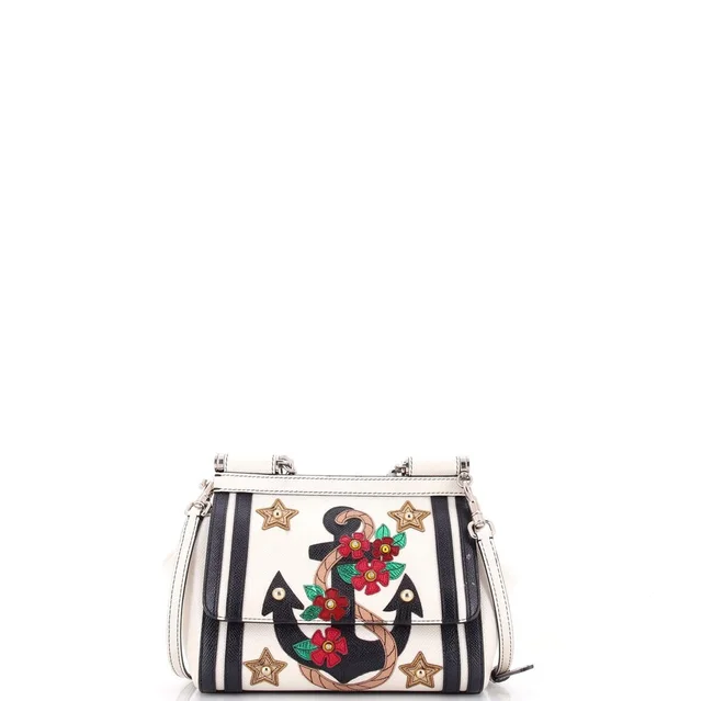 Dolce & Gabbana Small Sailor Miss Sicily Bag Patchwork Leather in Leather from Poshmark