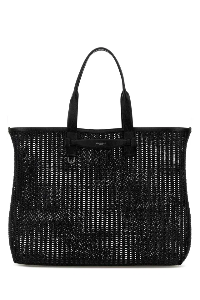 Dolce & Gabbana Intreccio Tote Bag — Black in Black from HEWI
