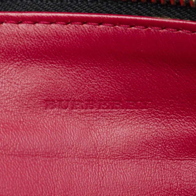 Beige Burberry Haymarket Check Canvas Peyton Crossbody in Beige Canvas from Designer Revival, photo 5 of 6