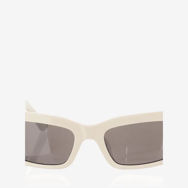 Balenciaga 773507 Logo Acetate Sunglasses — Ivory in White from HEWI