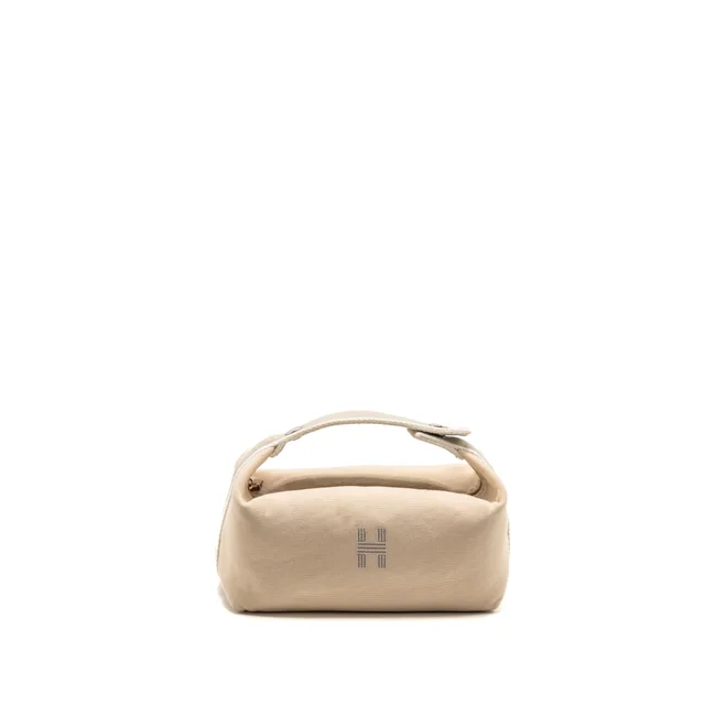 Hermès Trousse de Toilette Bride A Brac PM Natural SHW in Beige Canvas from EMIER