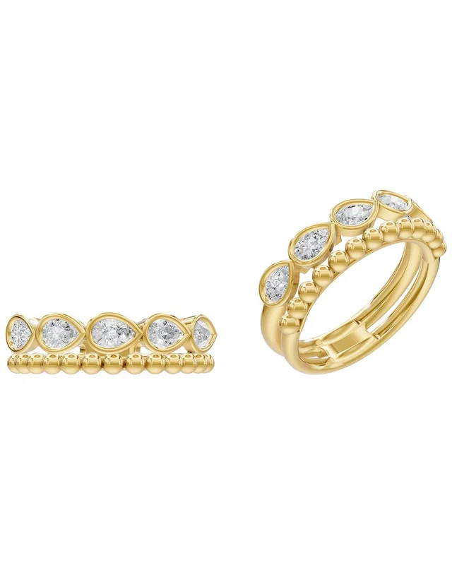 Lab Grown Diamonds Silver 0.70 ct. tw. Lab-Grown Diamond Ring, image 1 of 1 from Rue La La