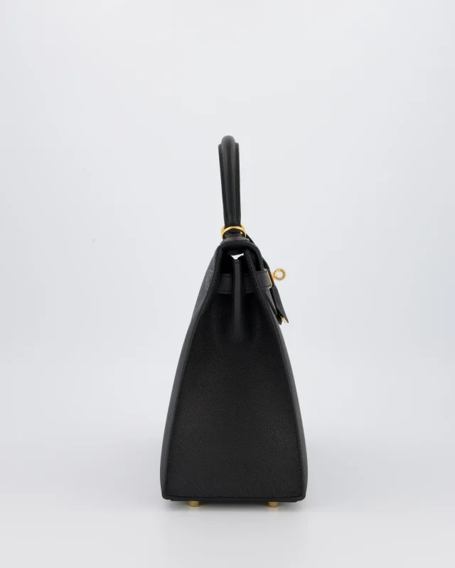 Hermès Kelly 28 Sellier Bag in Black Epsom leather from Sellier, photo 5 of 23