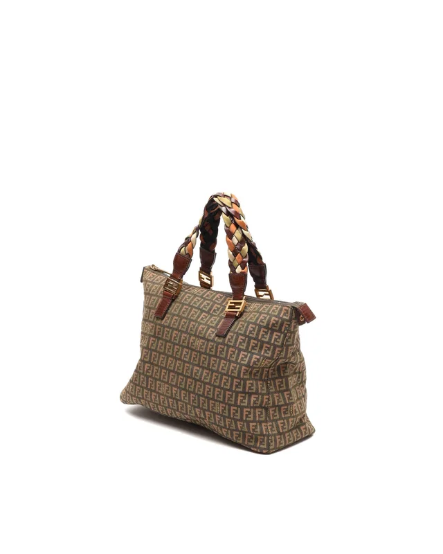 Fendi Zucchino Tote Bag in Denim from A Retro Tale, photo 3 of 8