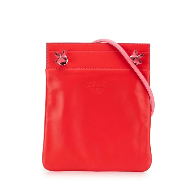 Red Hermès Mini Swift Aline Bag in Red Swift leather from Designer Revival