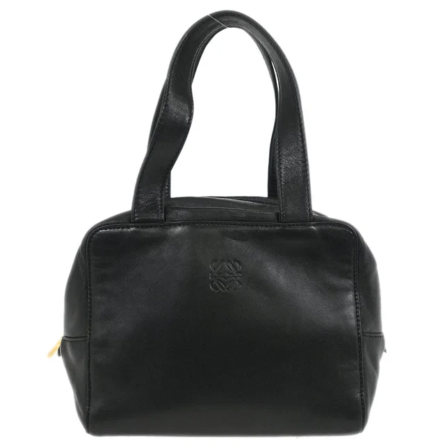 Loewe Black Lambskin Handbag in Black Lambskin from AMORE Vintage Tokyo