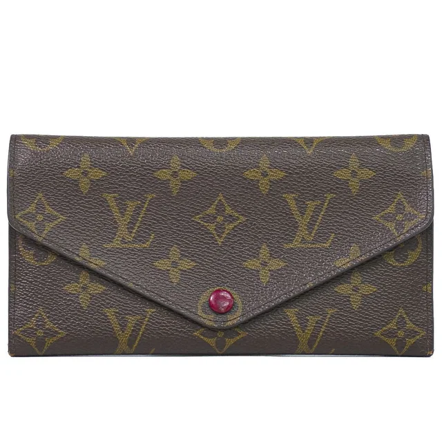 LV Portefeuille Josephine Monogram Wallet Brown in Brown Coated canvas from The Reluxe
