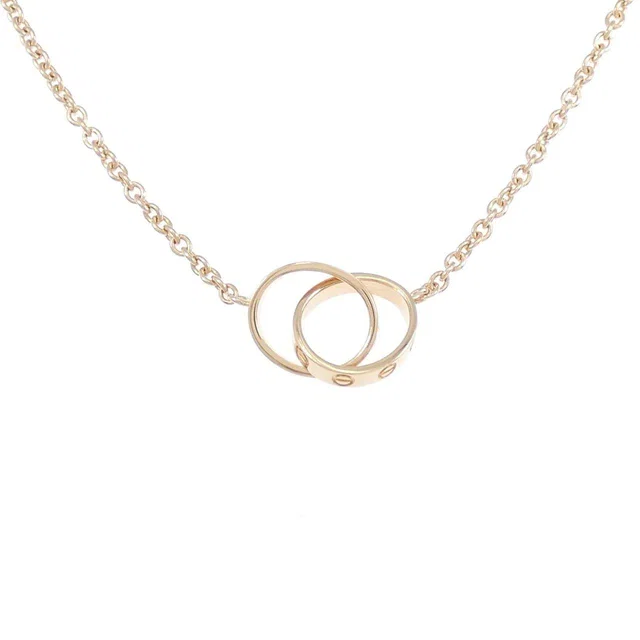 Cartier Baby Love 750 Pink Gold Necklace in Pink from LuxUness