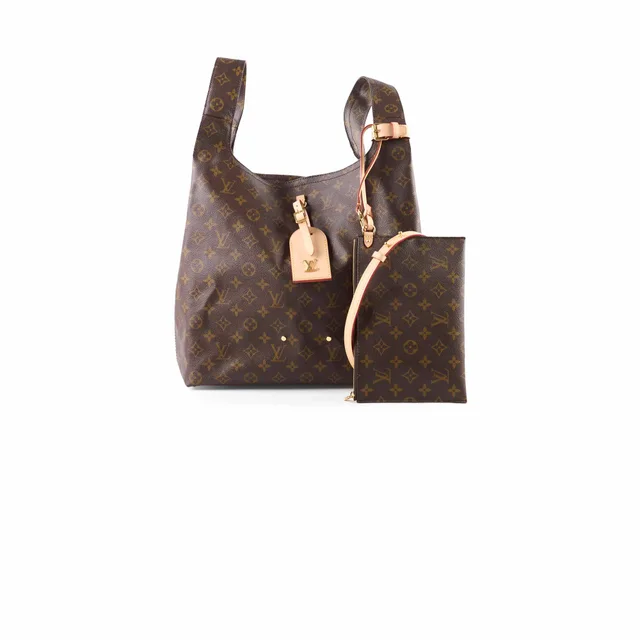 Louis Vuitton Atlantis GM Monogram Brown Tote with Pouch in Brown Canvas from The Purse Affair