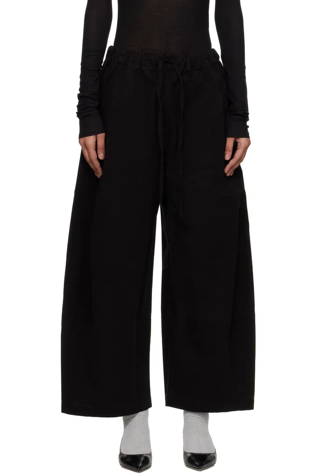 Black Loft Trousers, image 1 of 1 from SSENSE