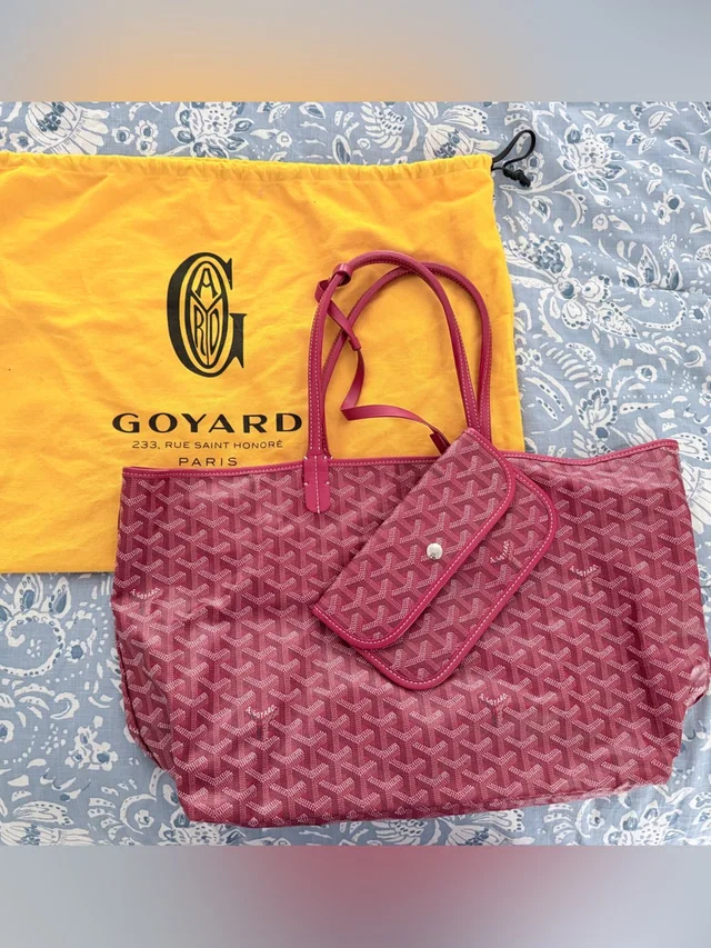 Goyard Saint Louis Pm Tote in red Canvas from Poshmark, photo 1 of 1