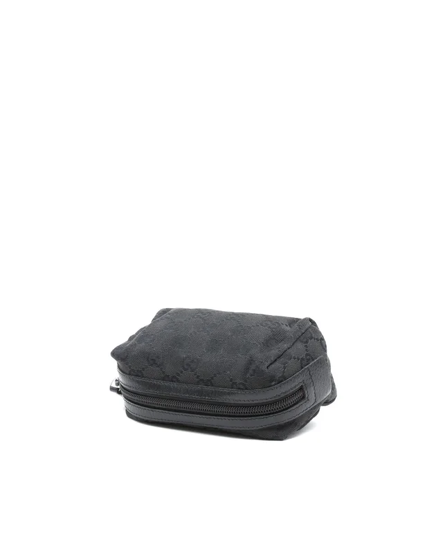 Gucci GG Canvas Leather Pouch in Canvas from A Retro Tale, photo 4 of 8
