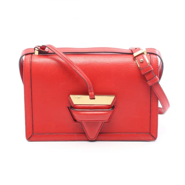 Loewe Shoulder Bag Barcelona Red Leather in Red Leather from The Reluxe