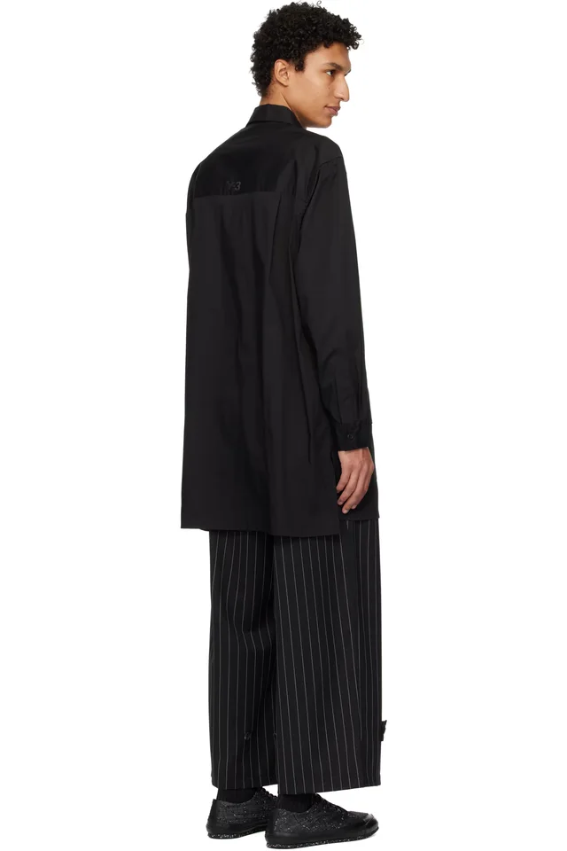 Y-3 Black UT Long Sleeve Shirt, photo 3 of 4 from SSENSE
